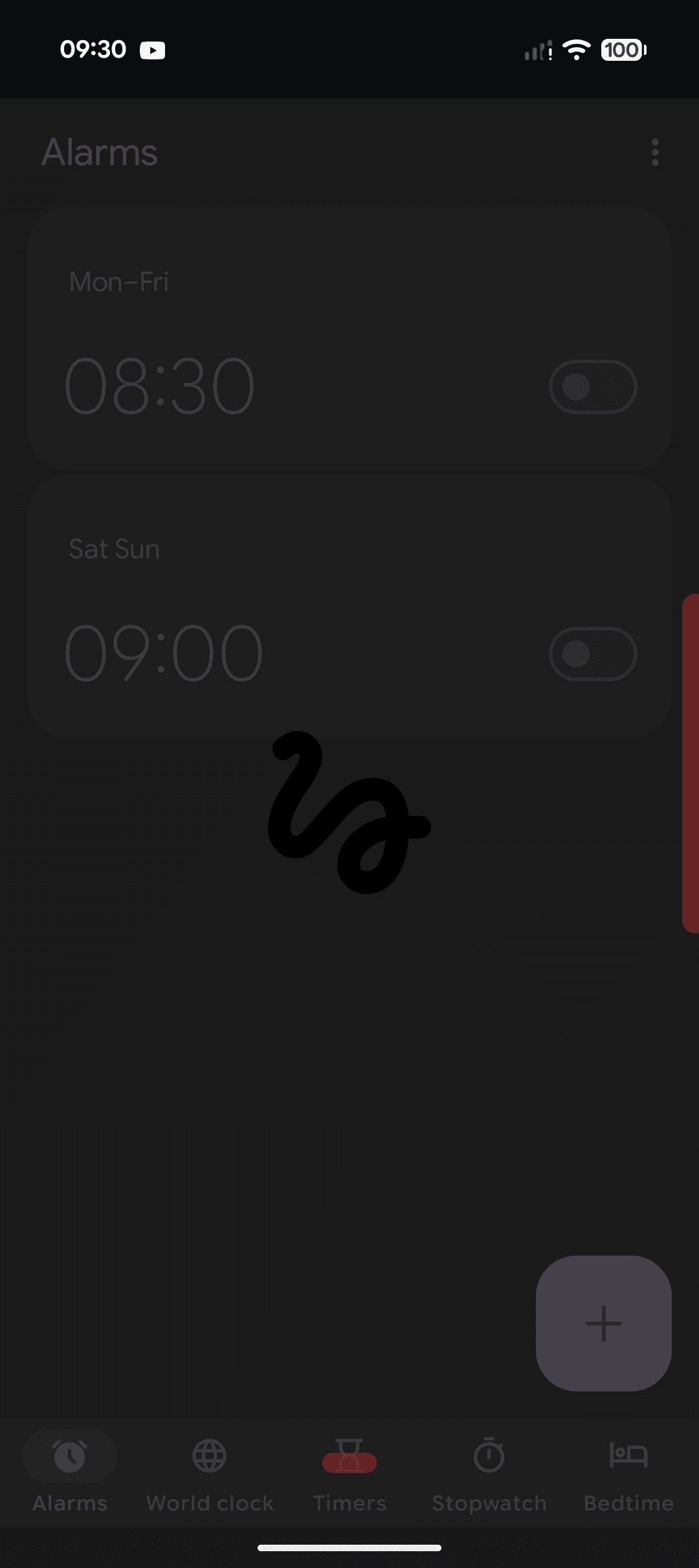 Gesture pad over any app